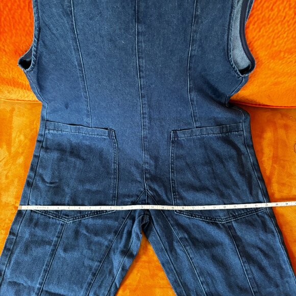 Denim Overalls Jumpsuit - Picture 5 of 7